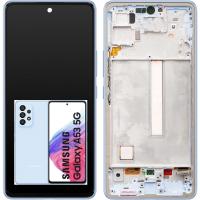Samsung Galaxy A536 A53 5G Touch+Lcd+Frame Blue OLED OEM