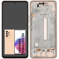 Samsung Galaxy A536 A53 5G Touch+Lcd+Frame Gold OLED OEM