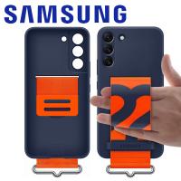 Samsung Galaxy S22 Loop Case Silicone Blue Orignal Bulk