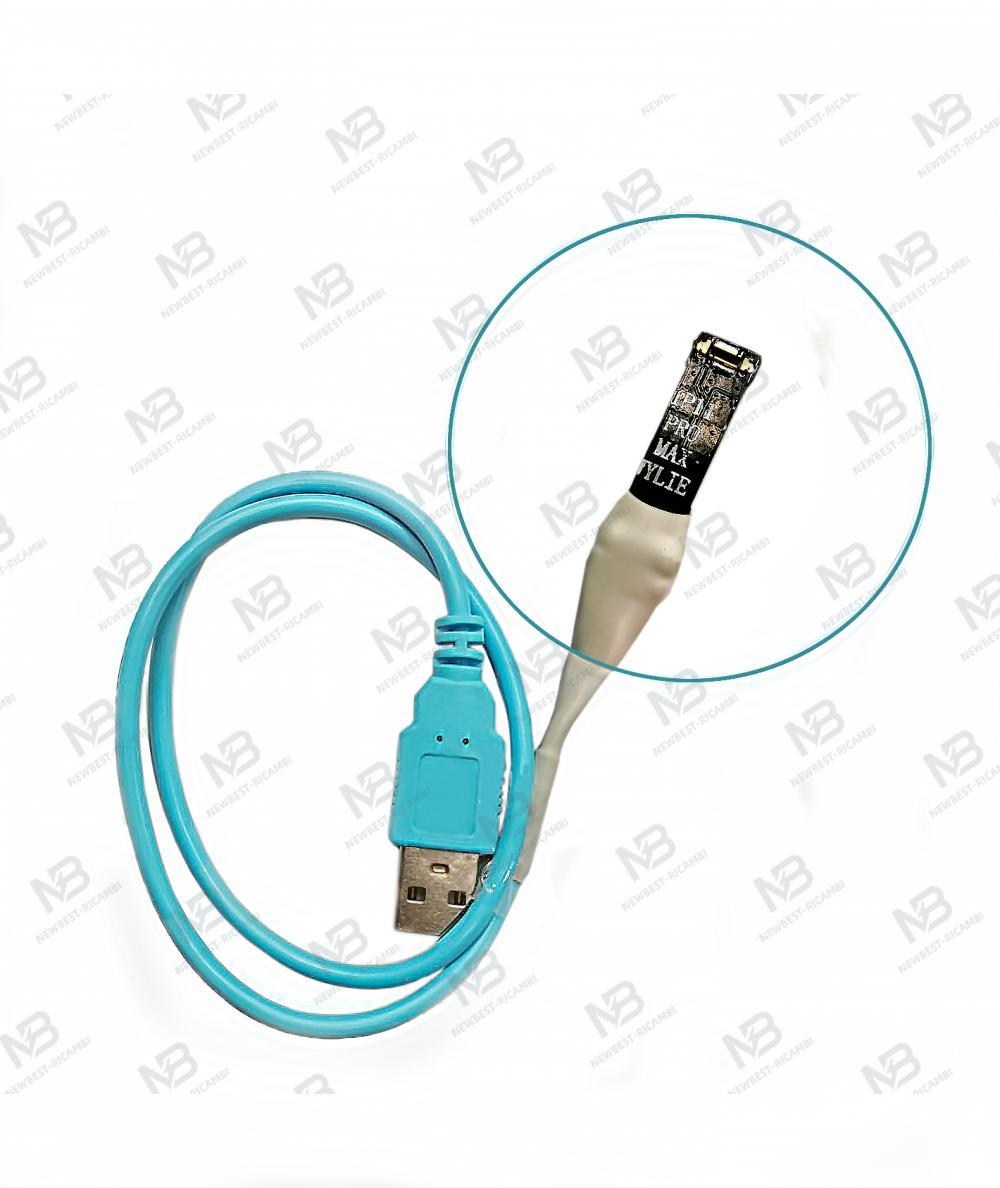 power cable for iphone 11 serie blue