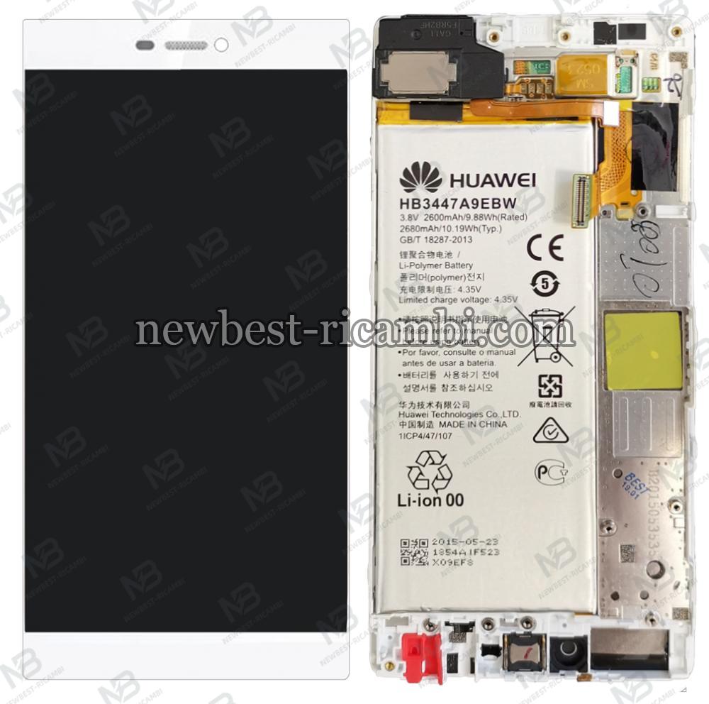 Huawei P8 touch+lcd+frame+battery white original