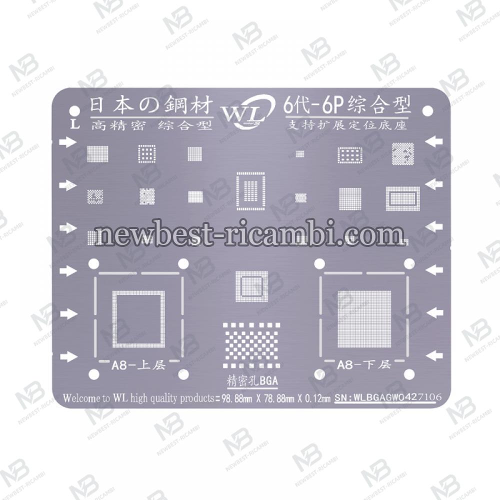 WL BGA Reballing Stencil per il iPhone 6-6P