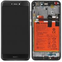 Huawei P8 Lite 2017 pra-lx3 Touch+Lcd+Frame Battery Black Service Pack