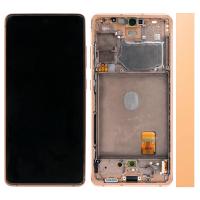 Samsung Galaxy S20 FE G781 5G Touch + Lcd + Frame Orange Service Pack