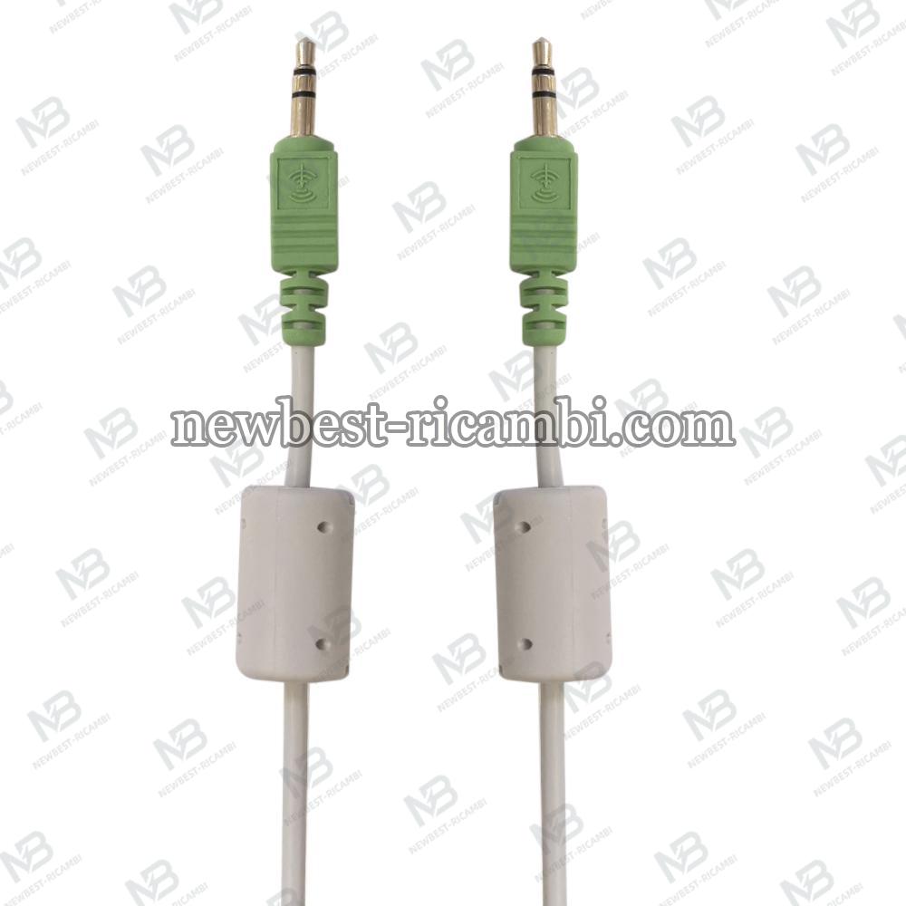 Hotron 3.5mm Jack To 3.5mm Jack Cable 1.8M White