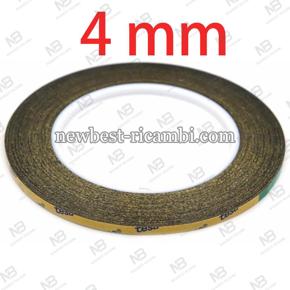 Tesa 51965 Double Sided adhesive Tape Black 4mm x 25 meter