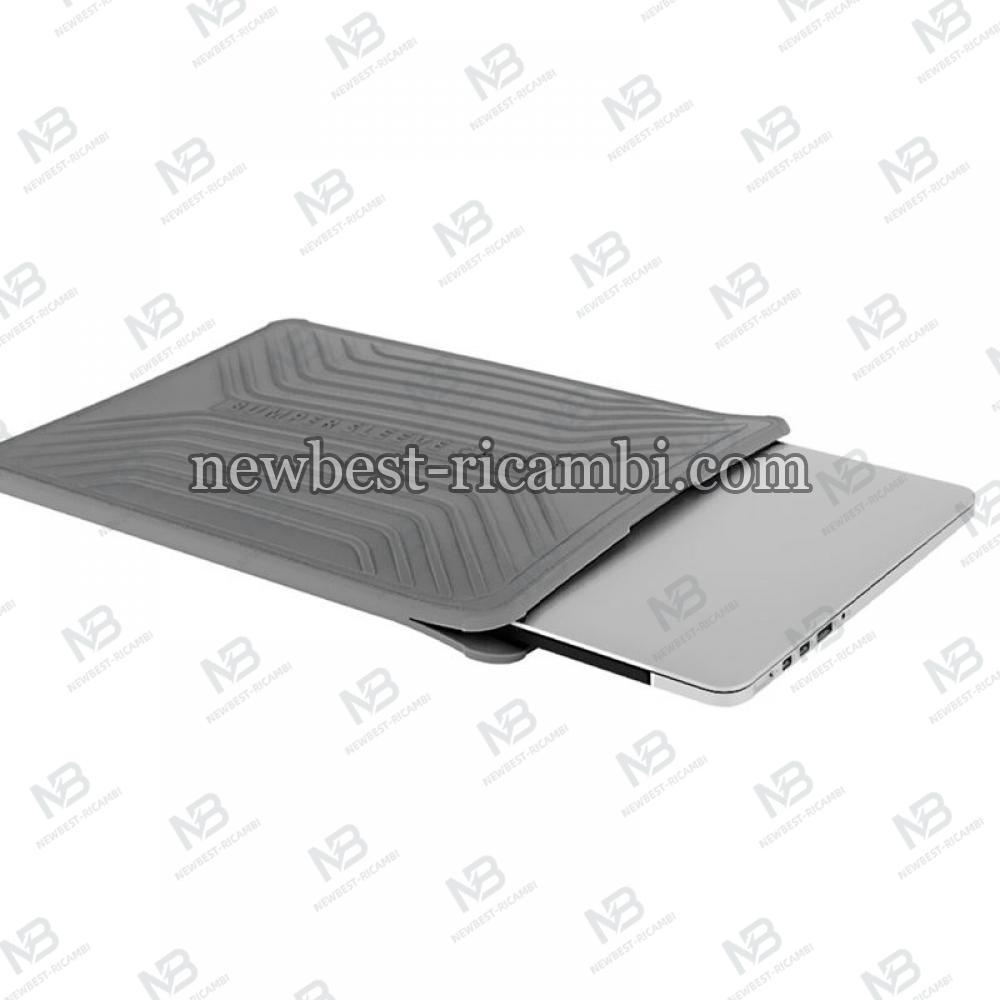 GearMax Voyage Bumper Sleeve - MacBook 13" Sleeve - Gray