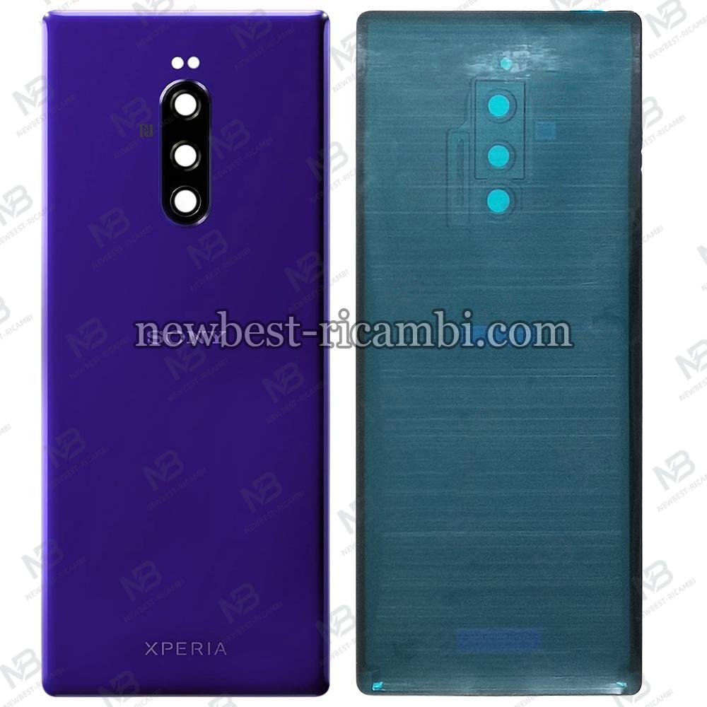 Sony Xperia 1 Back Cover+Camera Glass Purple Original