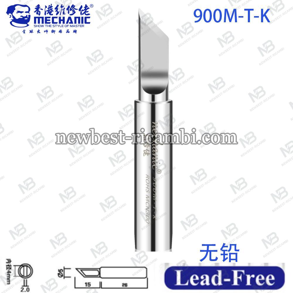 Mechanic Lead-Free Solder Tip 900M-T-K