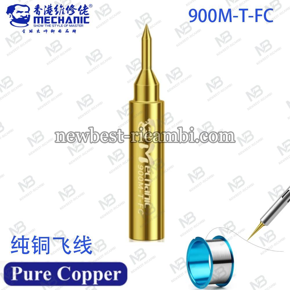 Mechanic Super-Fine Pure Cooper Fingerprinter Sensor Repair Solder Tip 900M-T-FC