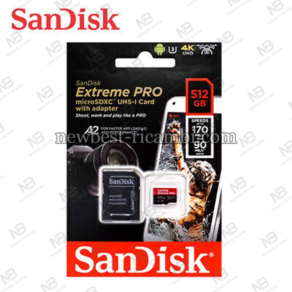 SanDisk MicroSDXC UHS-I Card With Adapter 512GB