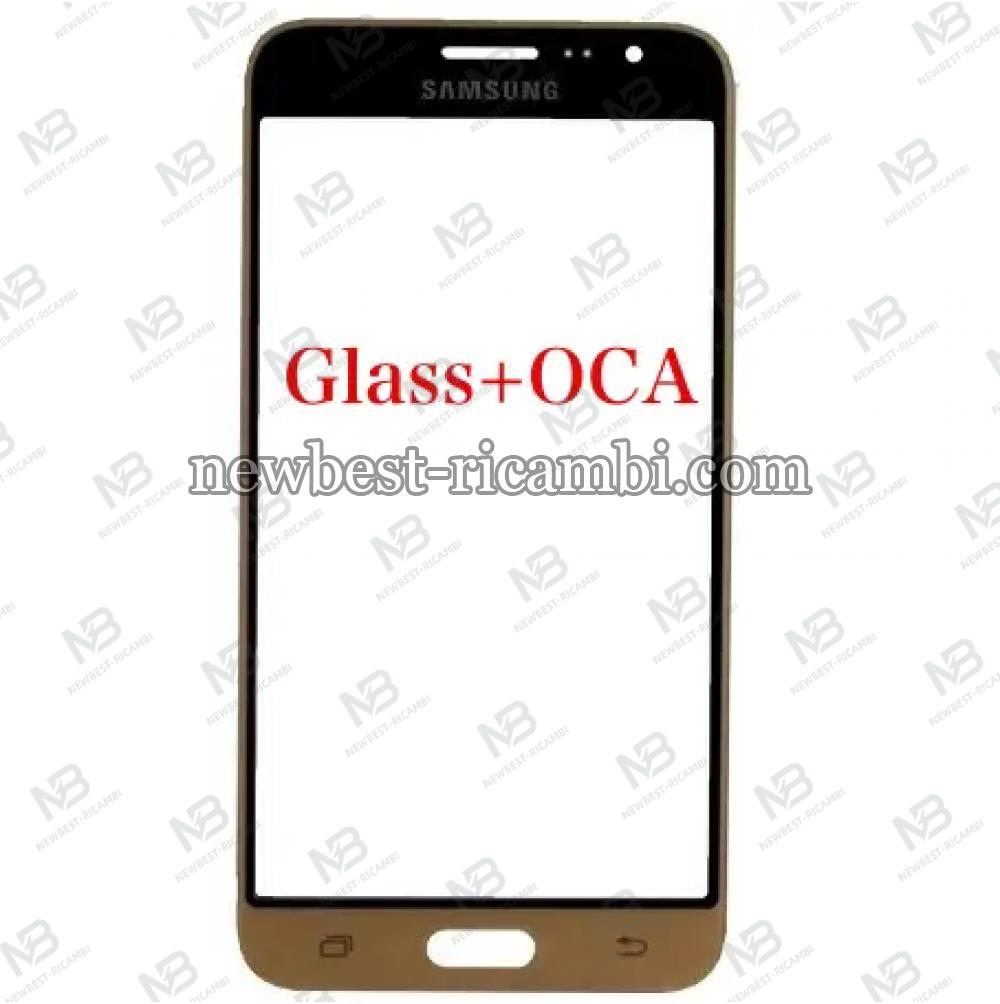 Samsung Galaxy J3 2016 j320f Glass+OCA Gold