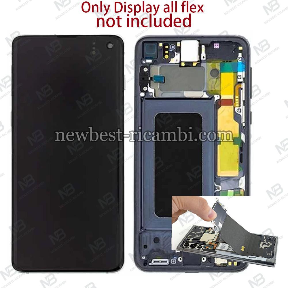 Samsung Galaxy G970 Touch+Lcd+Frame Black Disassemble From New Phone B
