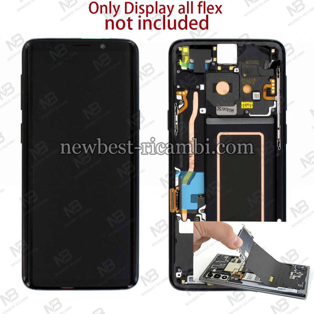 Samsung Galaxy G960 Touch+Lcd+Frame Black Disassemble From New Phone B