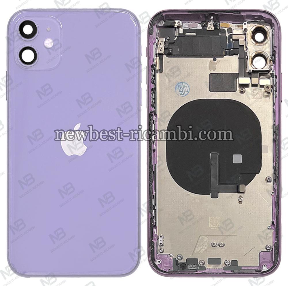 iPhone 11 Back Cover With Frame Purple Dissembled Original