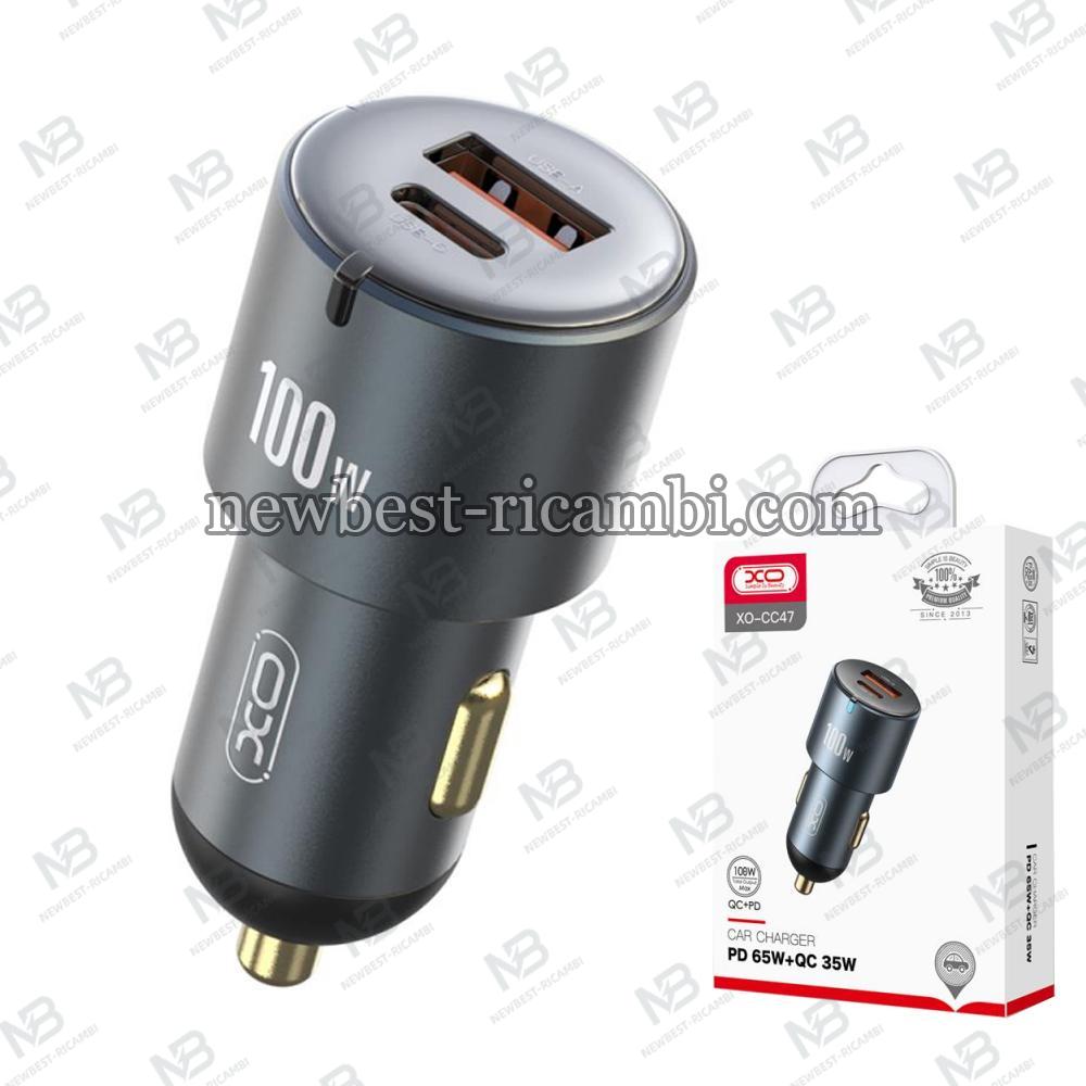 XO Design CC47 Car Charger 100W Grey In Blister