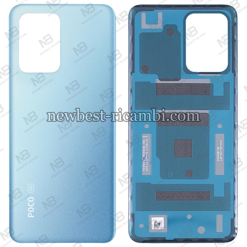 Xiaomi Poco X4 Gt Back Cover Blue Original