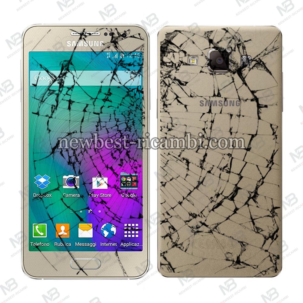Samsung Galaxy A300 Smartphone 16Gb Used Glass And Back Cover Broken Google Account Active Display Ok Gold Bulk