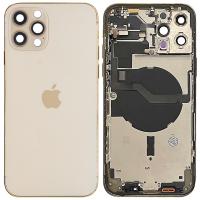 iPhone 12 Pro Max Back Cover + Frame Gold Dissembled Grade A Original