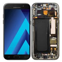 Samsung Galaxy A5 2017 A520f Touch+Lcd+Frame Black Disassembled Grade A