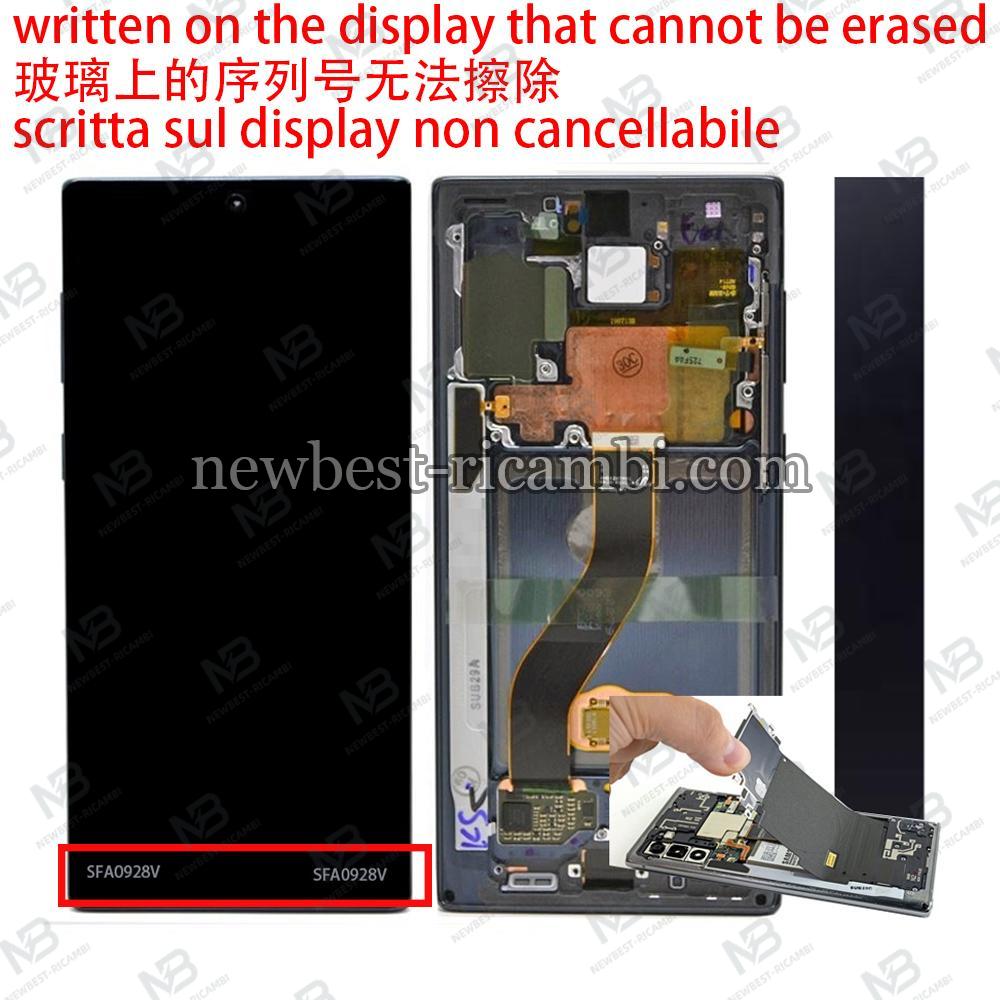 Samsung Galaxy N975 Touch + Lcd + Frame Black (Developer Version ) Disassemble From New Phone A