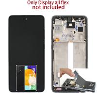 Samsung Galaxy A525 / A526 / A528 Touch+Lcd+Frame Black Disassemble From New Phone A