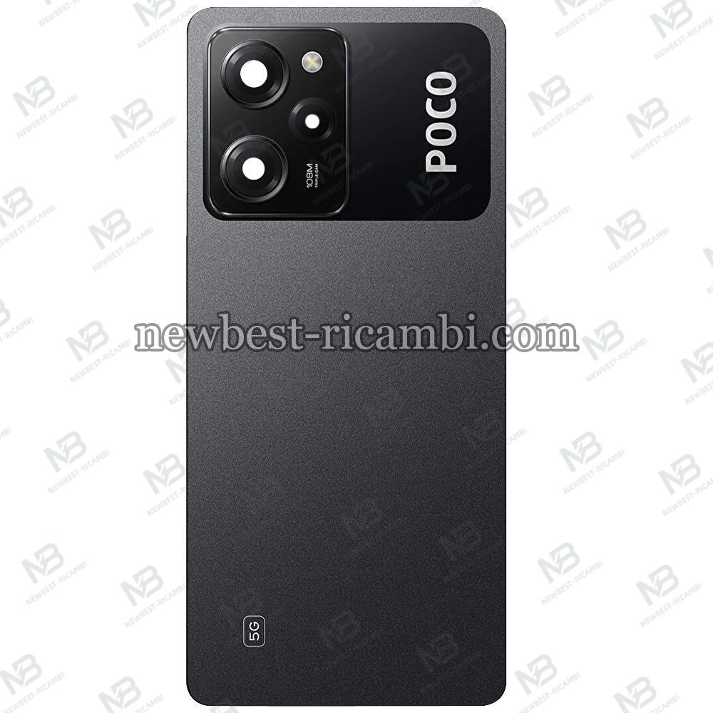 Xiaomi Poco X5 Pro 5G Back Cover+Camera Glass Black Original