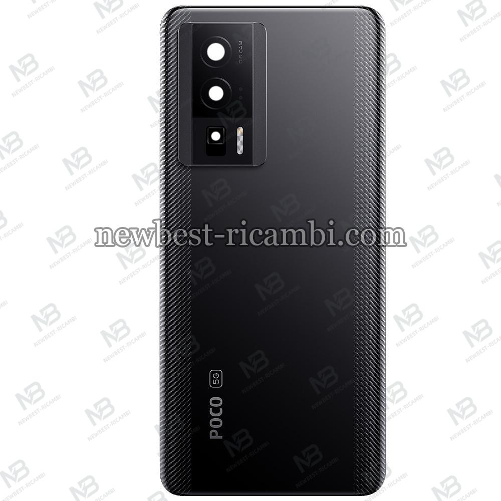 Xiaomi Poco F5 Pro 5G Back Cover+Camera Glass Black Original