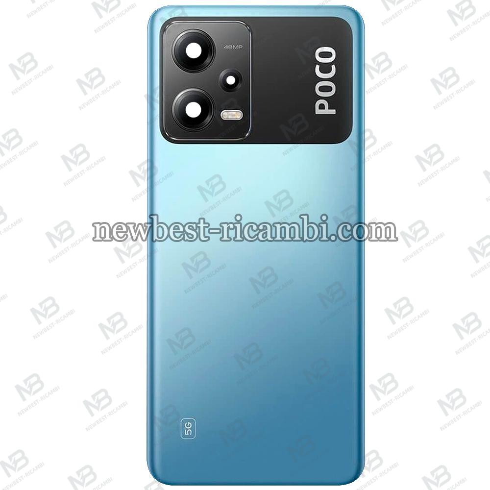 Xiaomi Poco X5 5G Back Cover+Camera Glass Blue Original