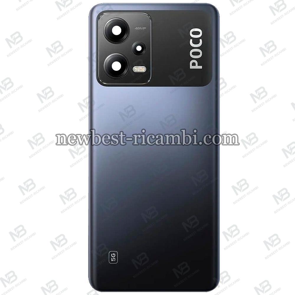 Xiaomi Poco X5 5G Back Cover+Camera Glass Black Original