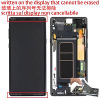 Samsung Galaxy N960 Touch+Lcd+Frame Black (Developer Version ) Disassemble From Phone B