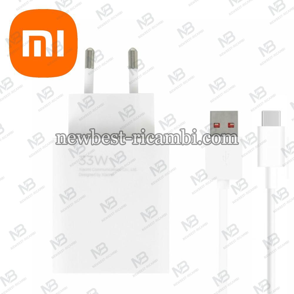 Xiaomi Wall Charger 33W 3A 1 x USB-A With USB-C Cable White BHR6039EU In Blister