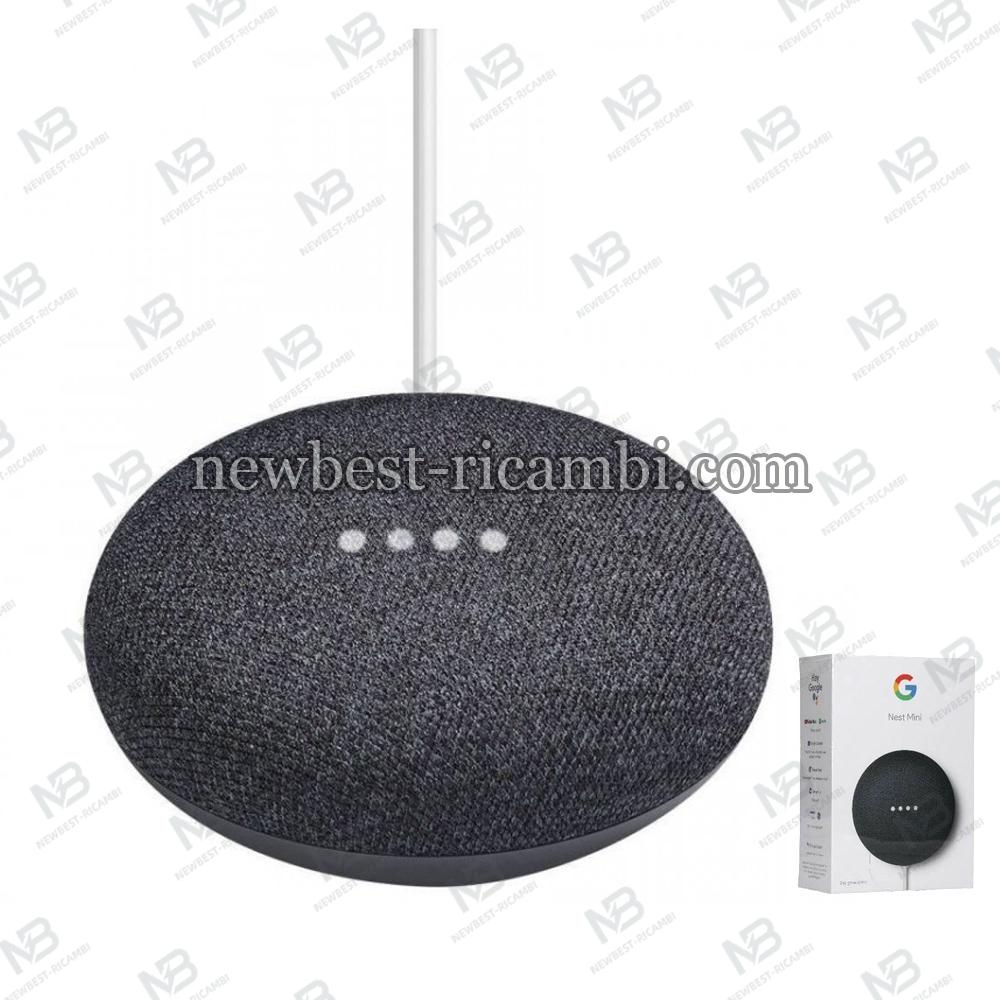 Google Nest Mini Smart Speaker - Chalk Black Used Grade A In Blister