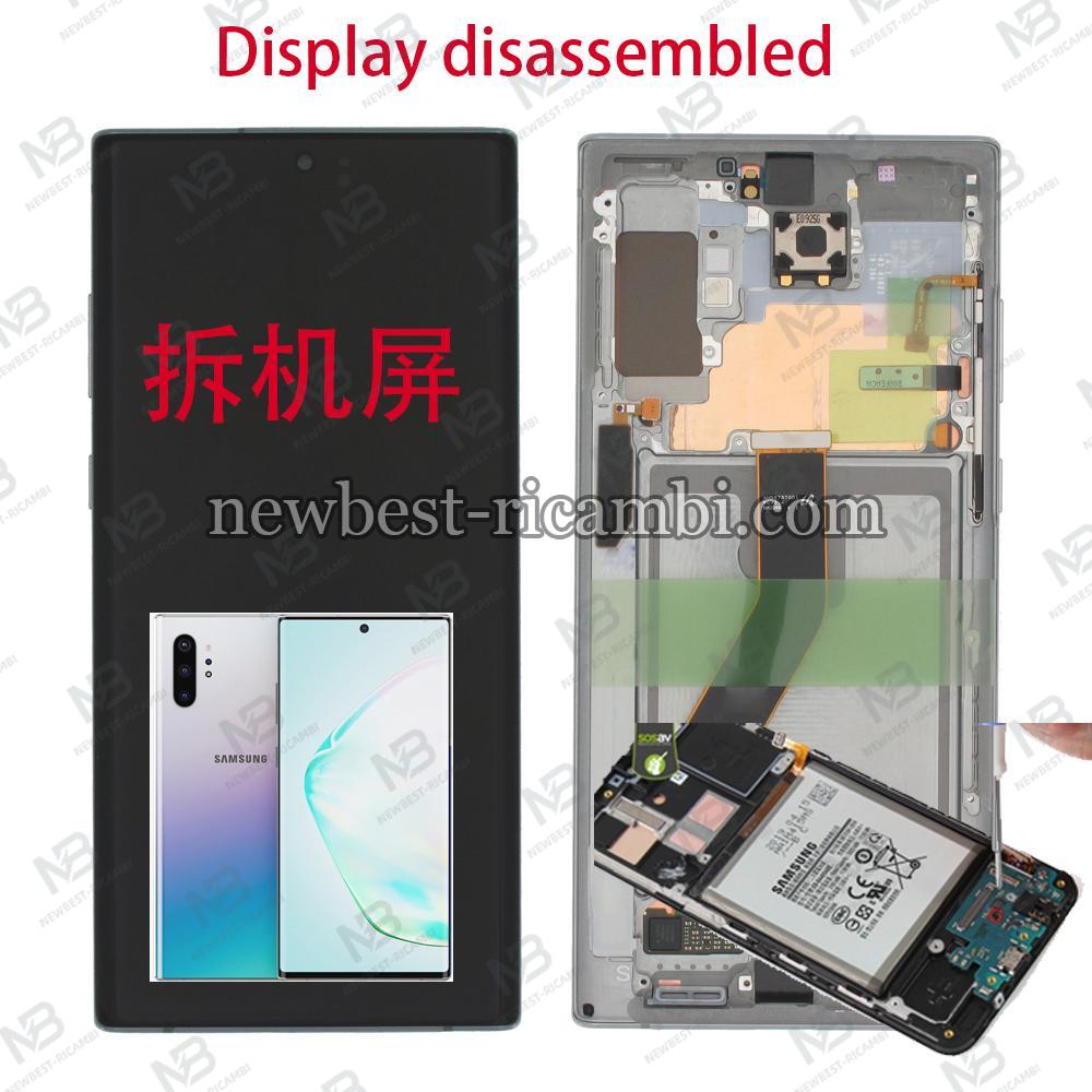 Samsung Galaxy Note 10 Plus N975 / N976 Touch+Lcd+Frame Silver Disassembled Grade C