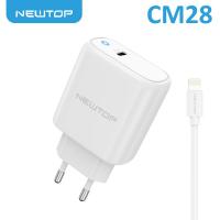 NEWTOP CM28 CARICATORE USB-C PD 20W CON CAVO TYPE-C/LIGHTNING