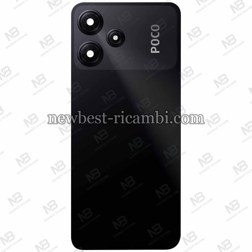 Xiaomi Poco M6 Pro 5G Back Cover+Camera Glass Black