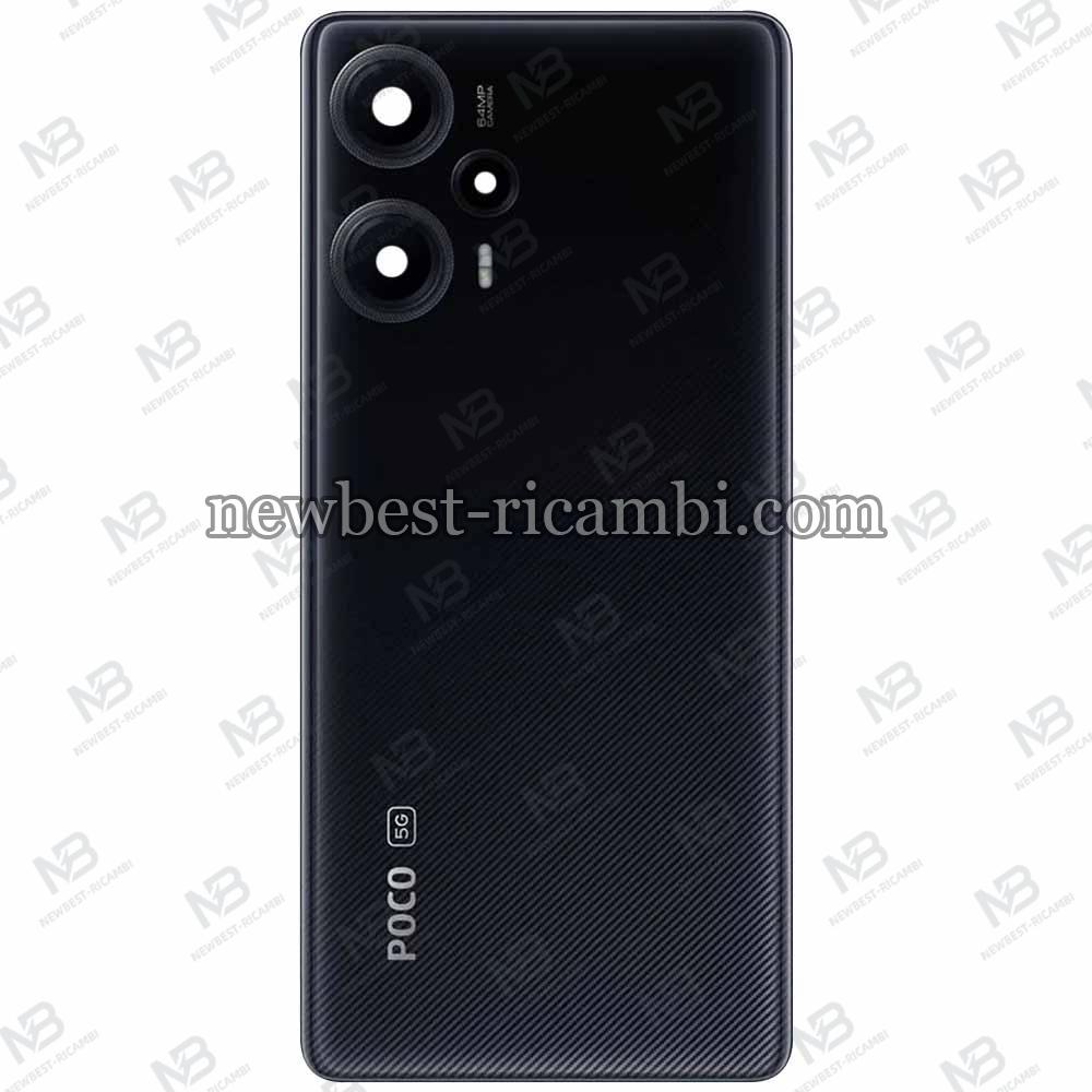 Xiaomi Poco F5 5G Back Cover+Camera Glass Black