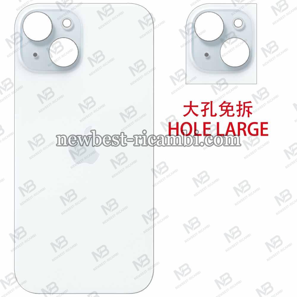 iPhone 15 Plue Back Cover Glass Hole Large Blue