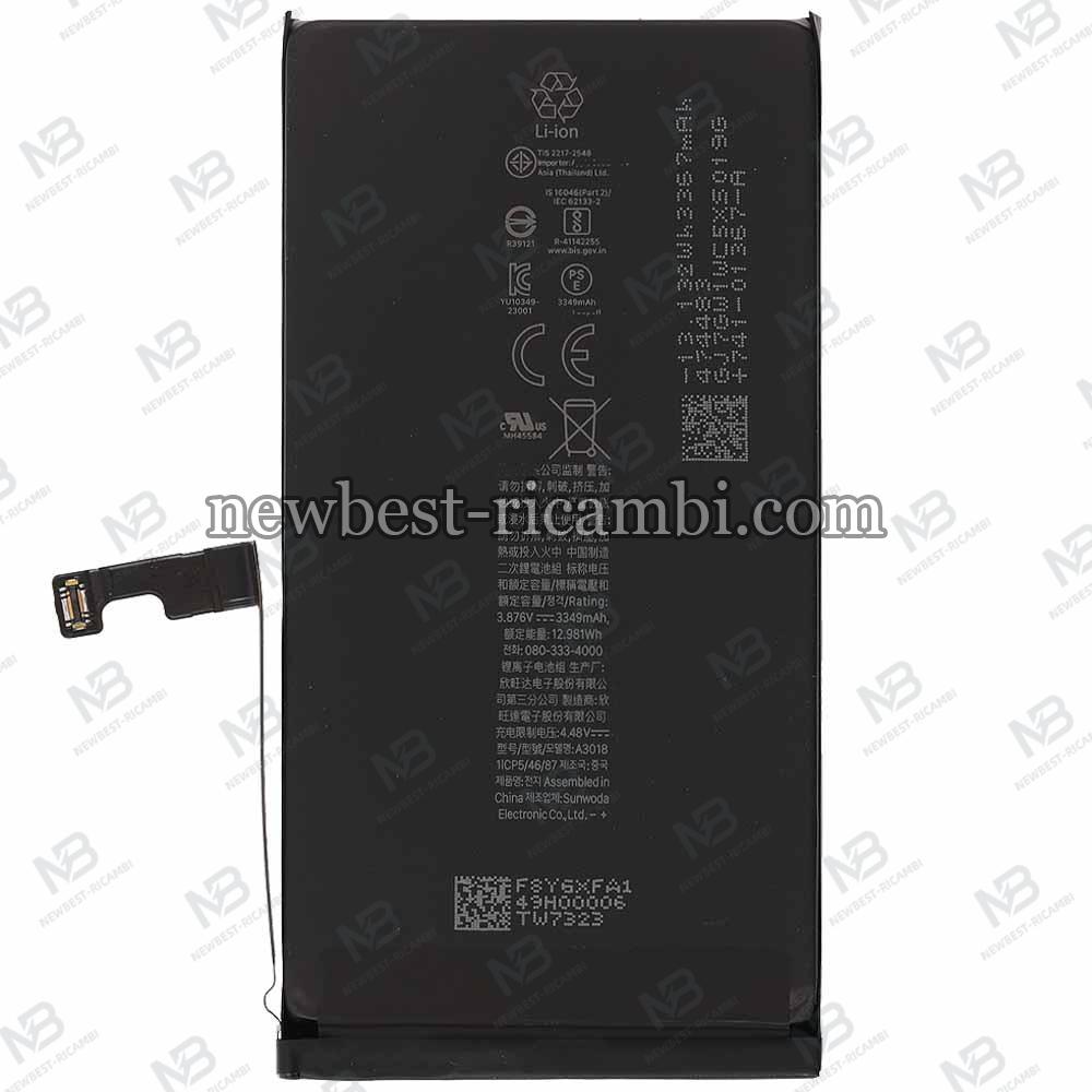 iPhone 15 Battery 3349mAh OEM