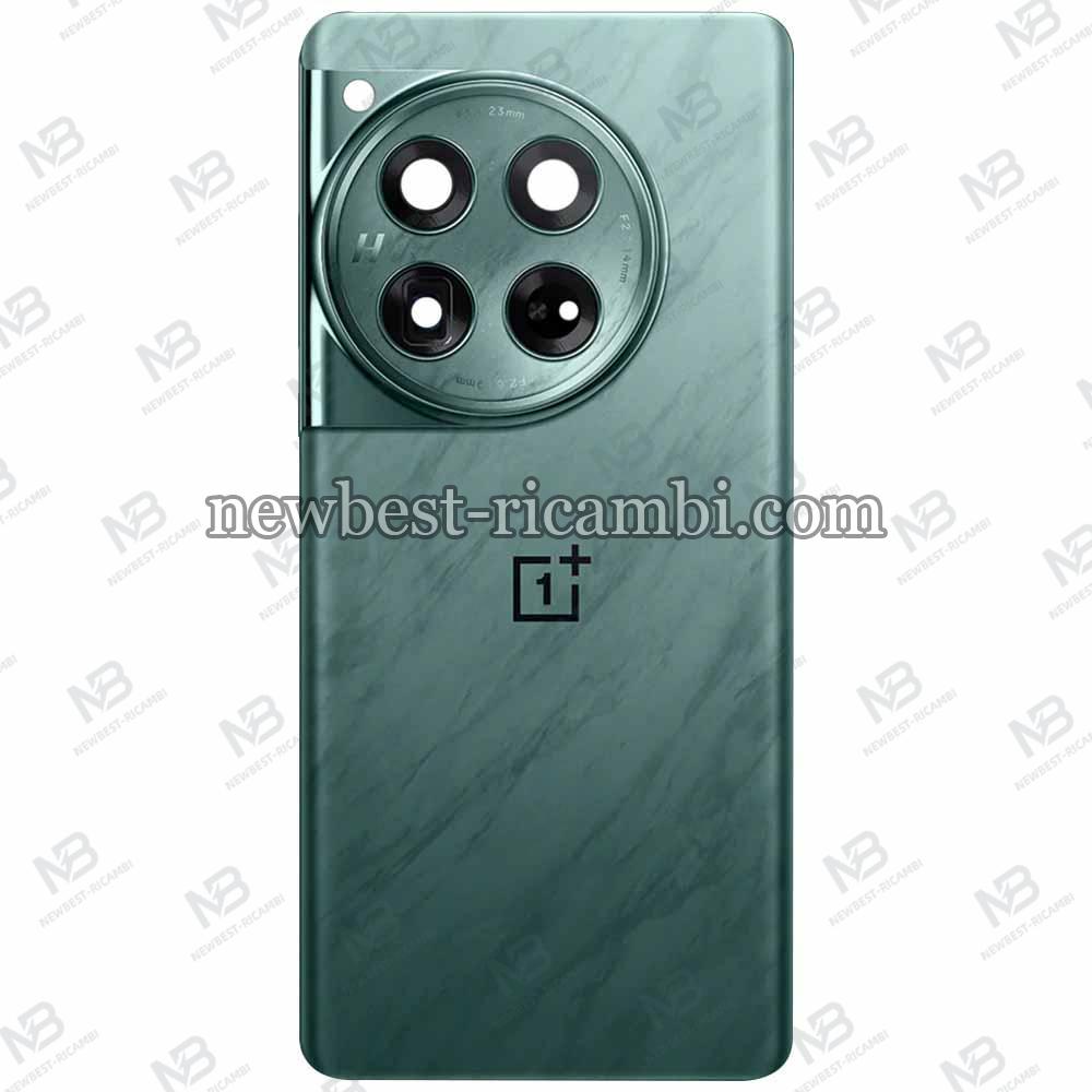 One Plus 12 5G Back Cover + Camera Glass Green