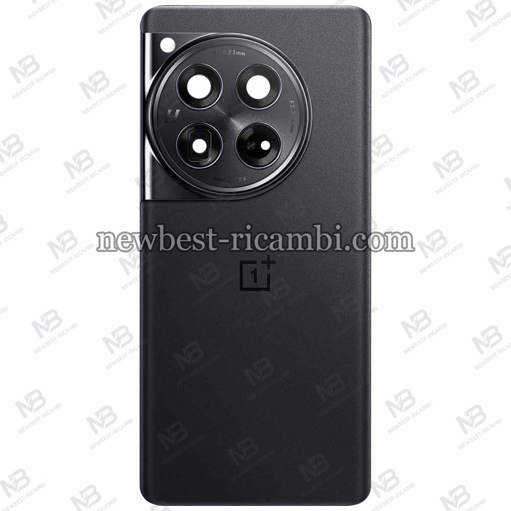 One Plus 12 5G Back Cover + Camera Glass Black