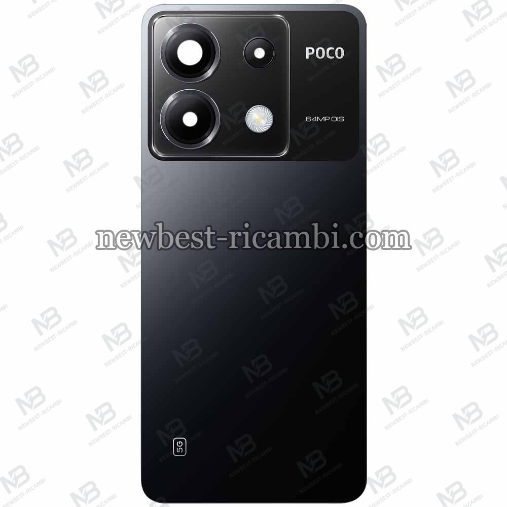 Xiaomi Poco X6 5G Back Cover + Camera Glass Black
