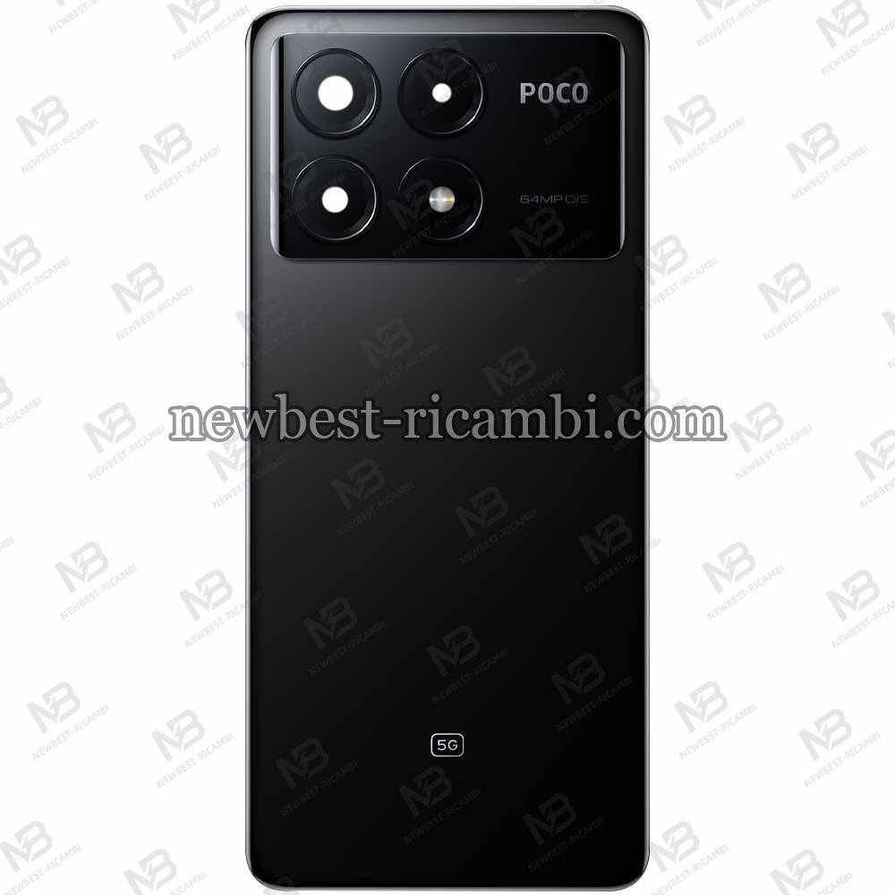Xiaomi Poco X6 Pro 5G (2311DRK48G) Back Cover + Camera Glass Black