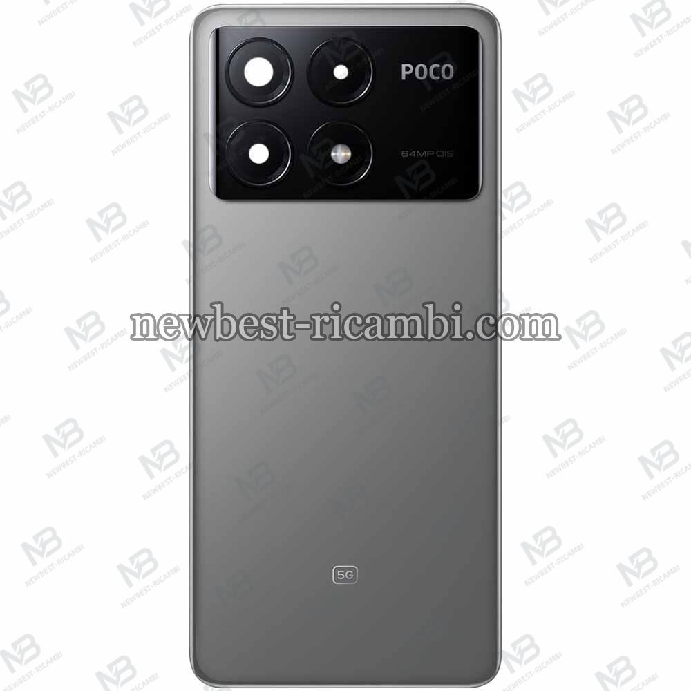 Xiaomi Poco X6 Pro 5G (2311DRK48G) Back Cover + Camera Glass Gray