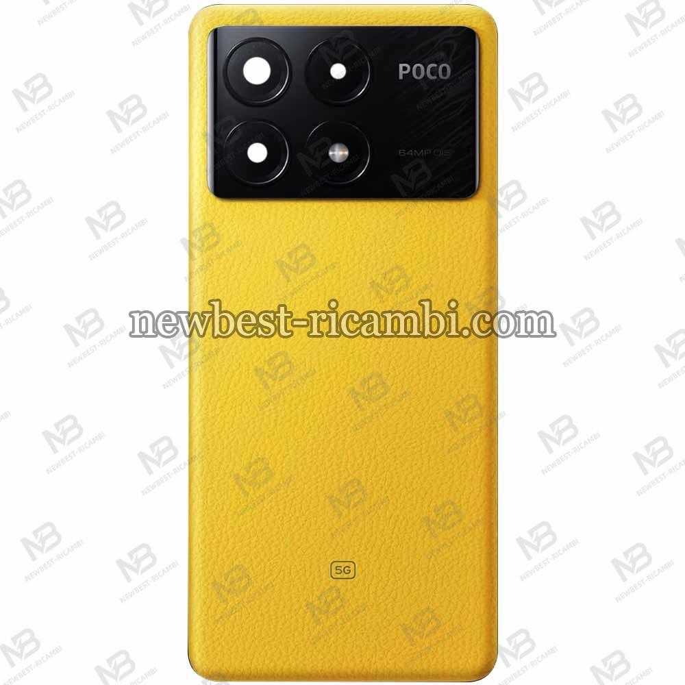 Xiaomi Poco X6 Pro 5G (2311DRK48G) Back Cover + Camera Glass Yellow