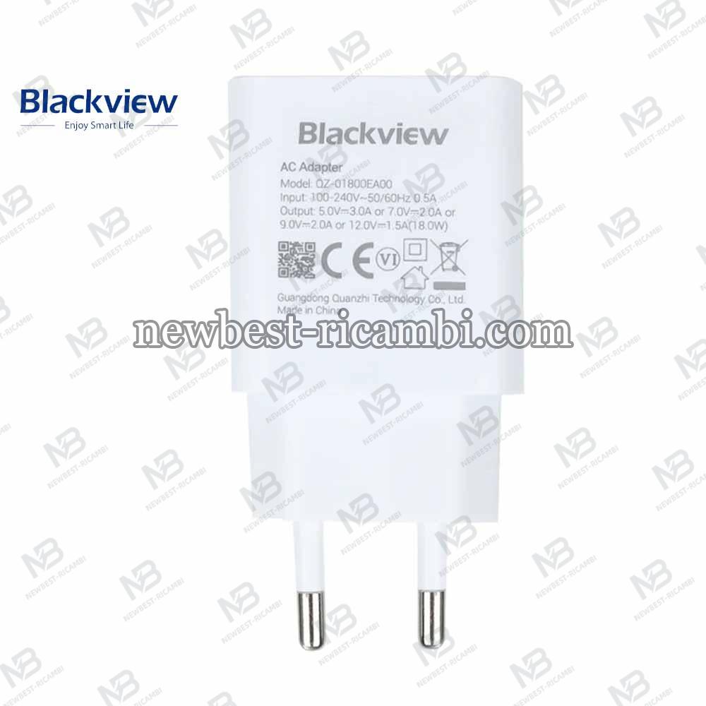 Blackview Wall Charger 18W 2A 1 x USB White QZ-01800EA00 Bulk Original