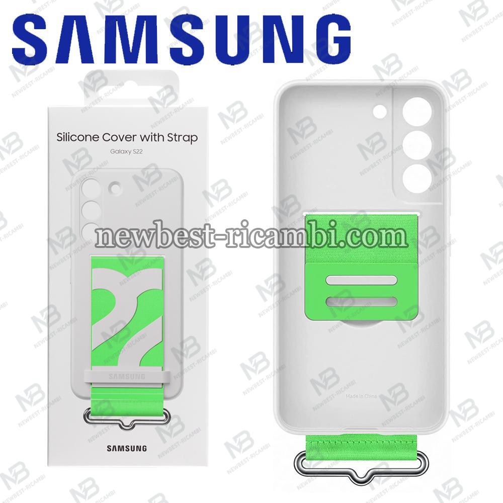 Samsung Galaxy S22 Loop Case Silicone White Orignal Service Pack