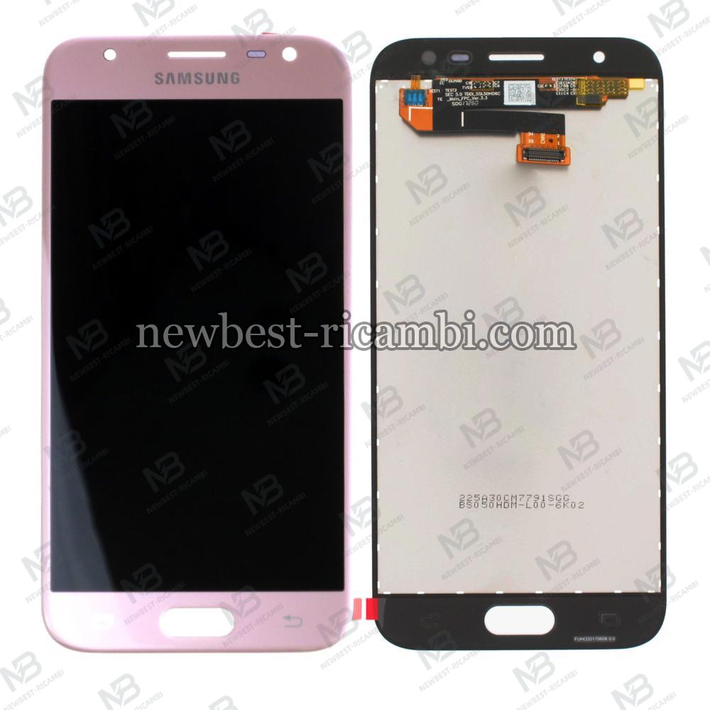 Samsung Galaxy J3 2017 J330f Touch+lcd Pink Service Pack