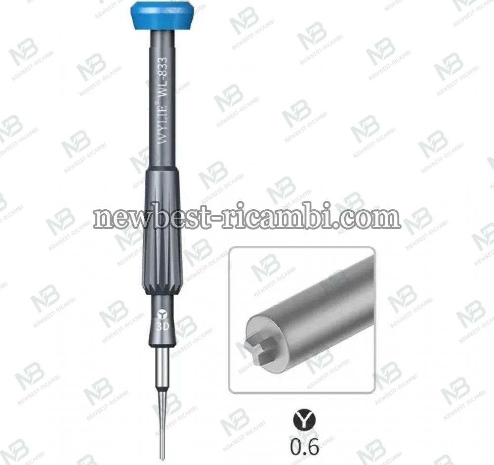 WYLIE Screwdriver Y0.6 WL833 3D For iPhone
