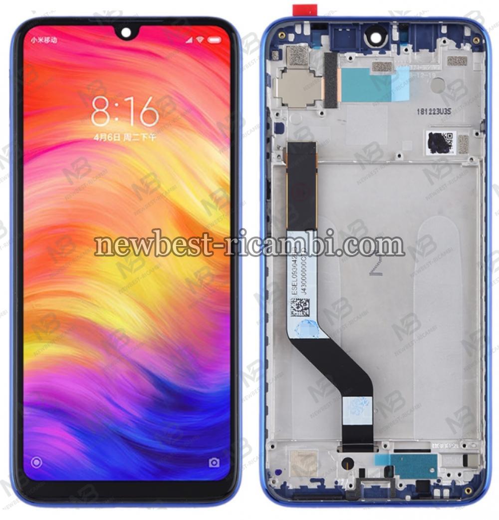 Xiaomi Redmi Note 7 Touch+Lcd+Frame Blue Service Pack